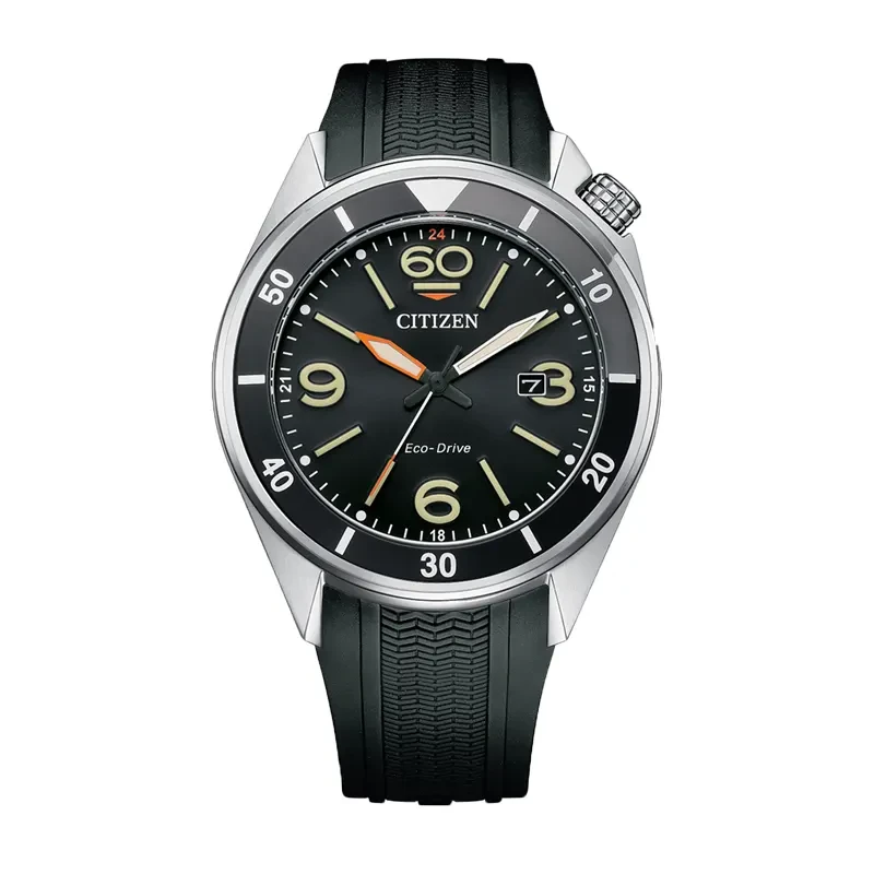 Citizen Sports Eco-Drive Black Dial Men's Watch- AW1710-04E